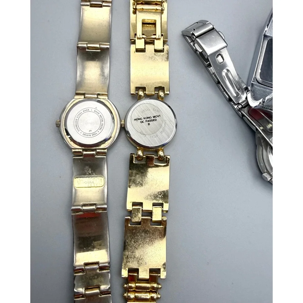 Lot of 5 Women's Working Quartz Watches Dennaci Carriage Zylos Penatech